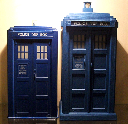 Seventh Doctor Tardis Dapol and Character