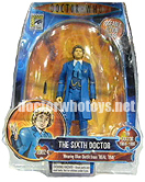 The Sixth Doctor Colin Baker in Blue Coat as seen in the BBC webcast Real Time