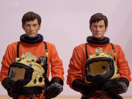 Series 2 The Doctor in Spacesuit & The Tenth Doctor in Spacesuit with Smashed Visor