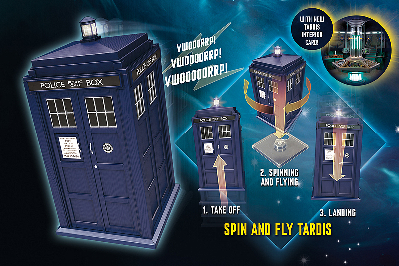Spin and Fly Tardis
