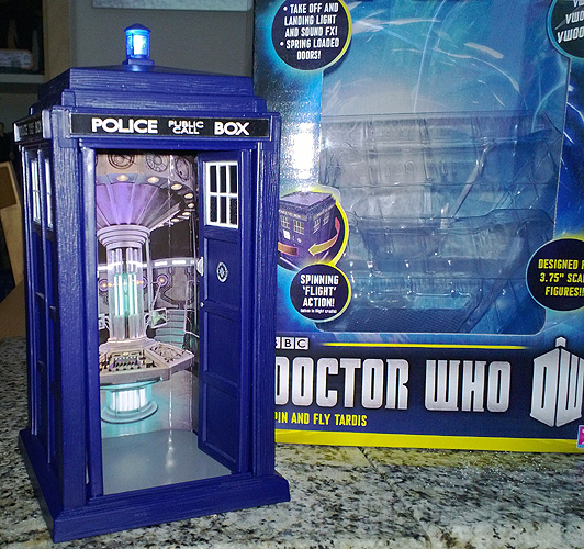 Spin and Fly Tardis