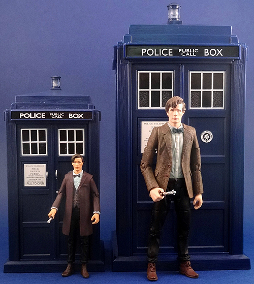 Spin and Fly Tardis with Five Inch Tardis