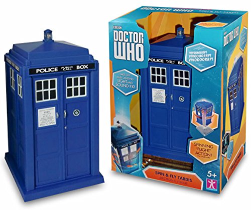 2014 Series 8 Spin and Fly Tardis Variant with Revised Packaging and Lighter Blue Tardis