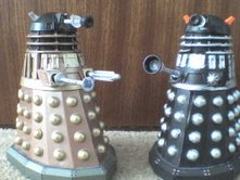 Supreme Dalek (circa 1980's) and Royal Guard Dalek