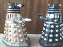 Supreme Dalek (circa 1980's) and Royal Guard Dalek