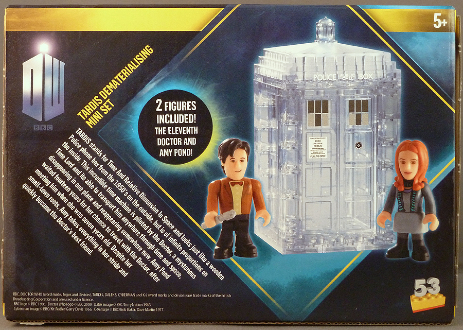 Character Building Tardis Dematerialising Mini Set