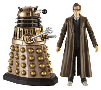 Tenth Doctor with Dalek