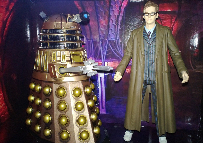 Tenth Doctor with Dalek