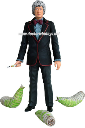 Third Doctor with Giant Maggots from The Green Death (1973)