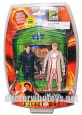 SDCC Time Crash Twin Pack - 10th Doctor in red shirt & 5th Doctor with Celery