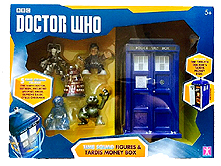Time Squad Figures and 12th Doctor Tardis Money Box