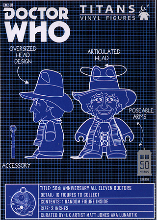 Titans Mini Anniversary Eleven Doctors Leaflet