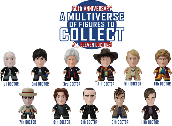 Titans Mini Vinyl Doctor Who Figures Wave 3 The 11 Doctors