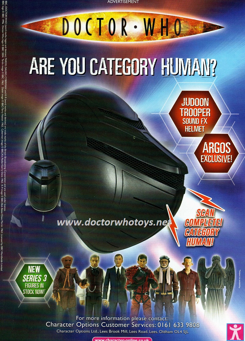 Doctor Who Toy Advertisement