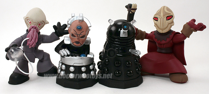 Time Squad 5 Pack Exclusives - Ood, Davros, Dalek Sec & Sycorax