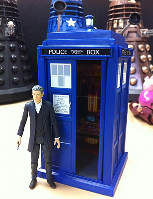 12th Doctor Peter Capaldi and Tardis