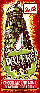Classic Doctor Who Food Items - Walls 1970s Dalek Death Ray Lolly