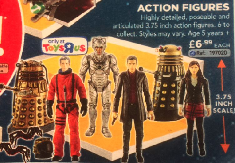 Wave 4b 3.75 Inch Scale Doctor Who Figures at Toys R Us October 2015