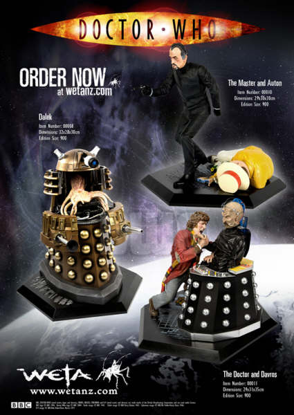 Doctor Who Weta Figures