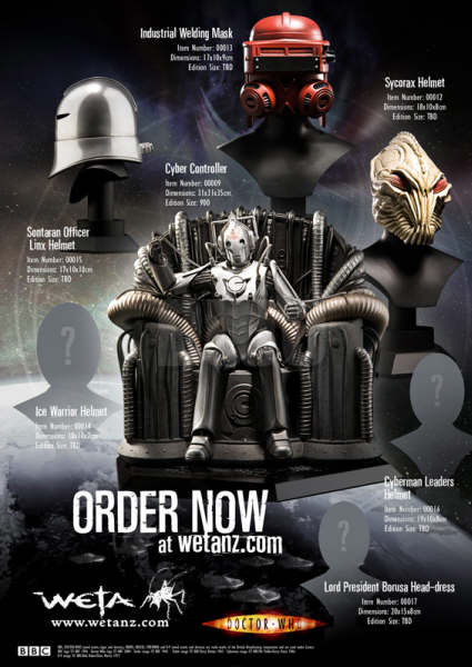 Doctor Who Weta Helmets